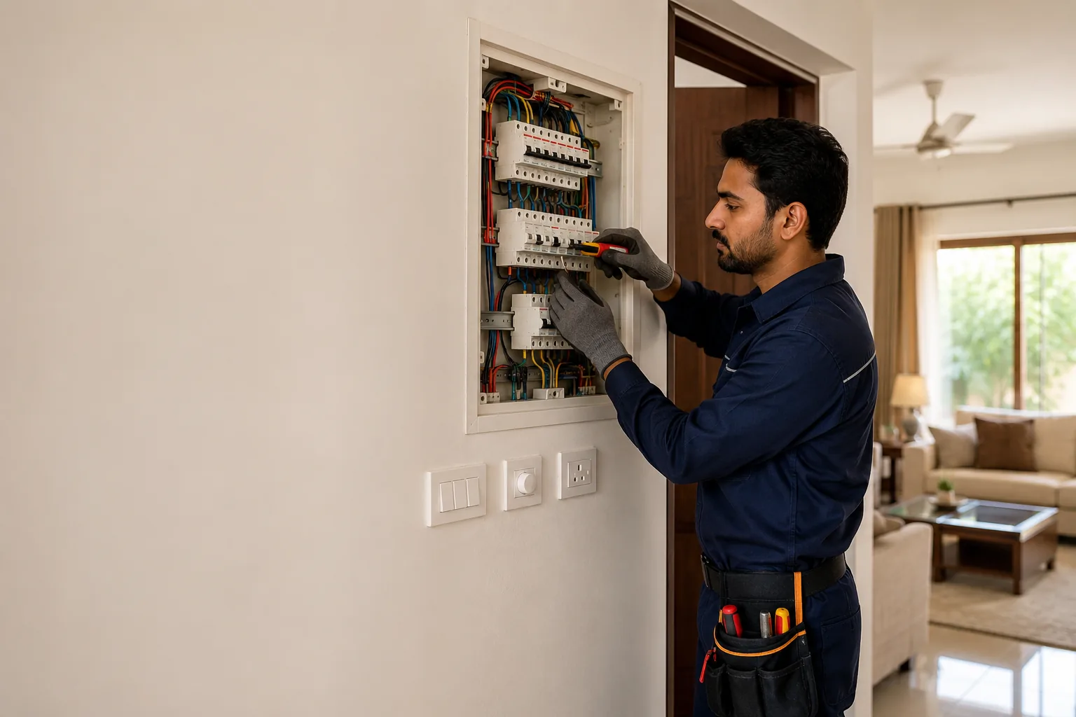 Electrician at work — category imagery